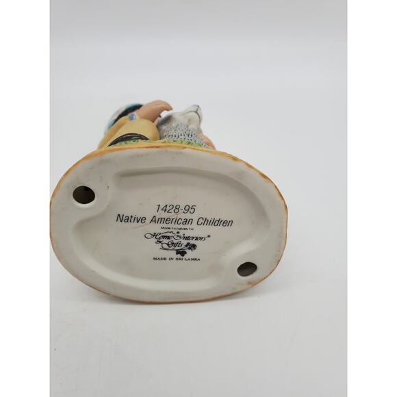 Native American Child Figurine - 4" - Picture 4 of 4